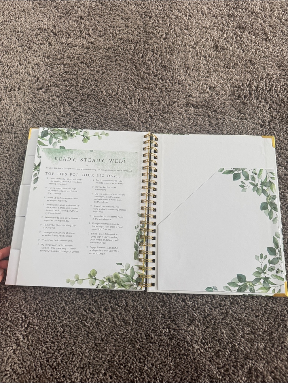 Wedding Planner Notebook - Picture 3 of 4